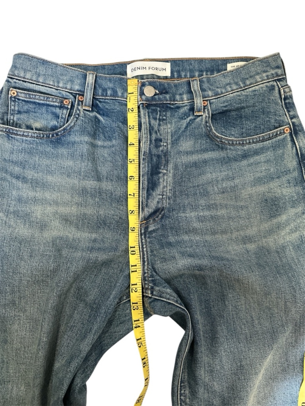 Denim Forum Women’s The Arlo High Rise Straight Size 32 - Picture 6 of 12